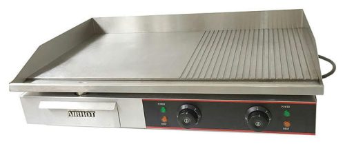 Поверхность жарочная AIRHOT GE-730/FG (730x515x245 мм, 4,4кВт, 220В, комбиниров. жар. пов., нерж.)